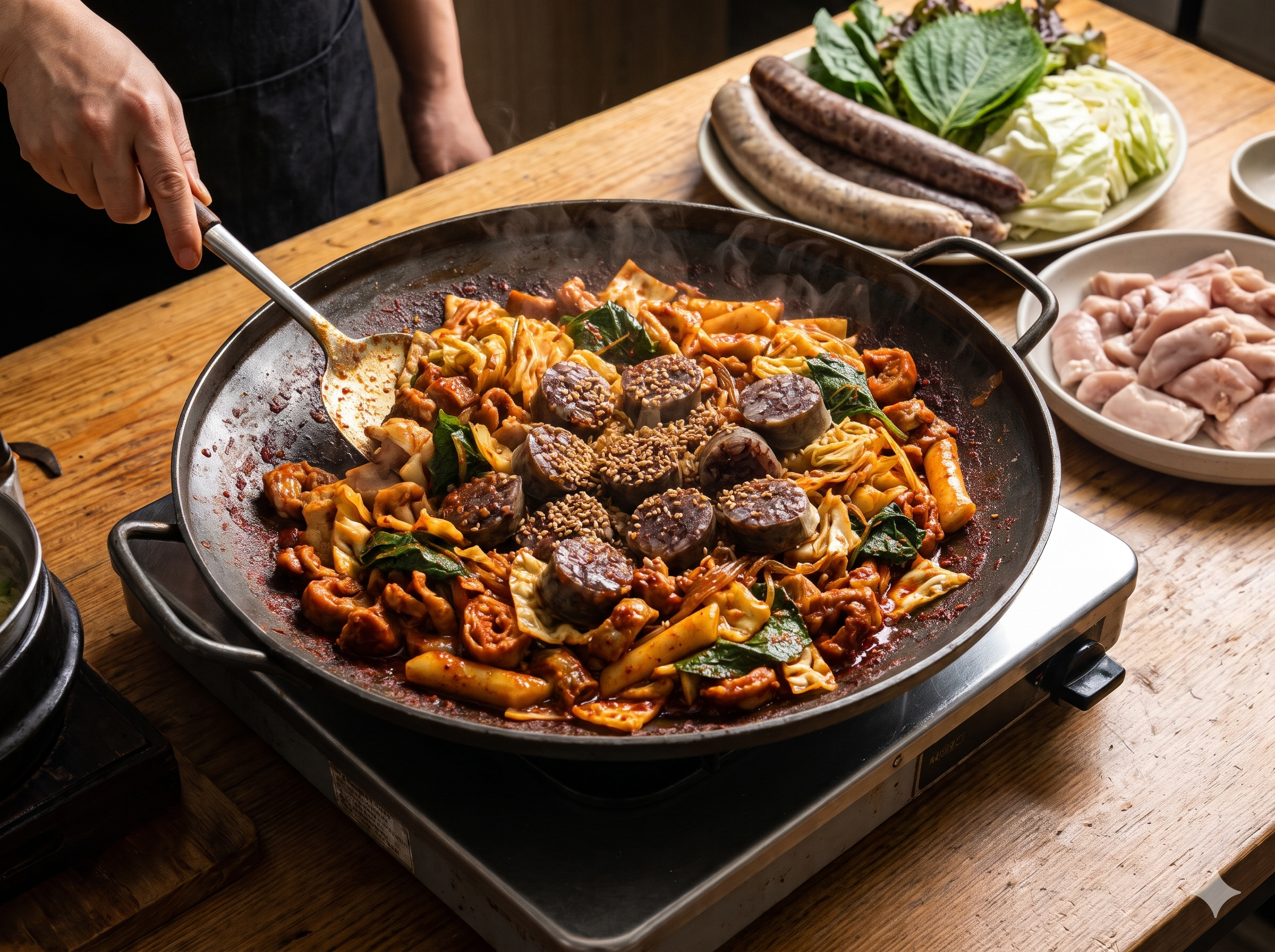 동해옥 야채곱창볶음